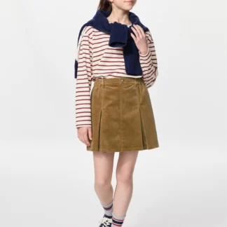 UNIQLO GIRLS コーデュロイミニスコート