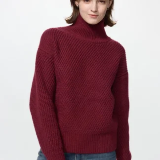 UNIQLO ラムハイネックリラックスセーター