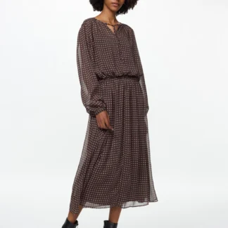 UNIQLO シフォンプリントワンピース