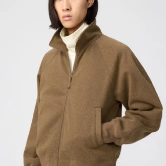 UNIQLO ブラッシュドフルジップブルゾン