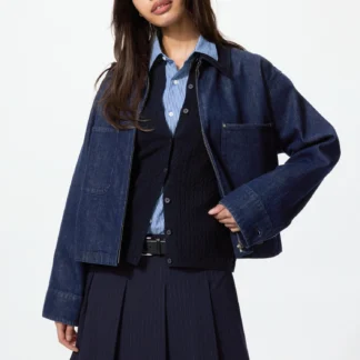 UNIQLO プリーツスコート/ストライプ