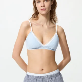 UNIQLO コットンワイヤレスブラ/トライアングル