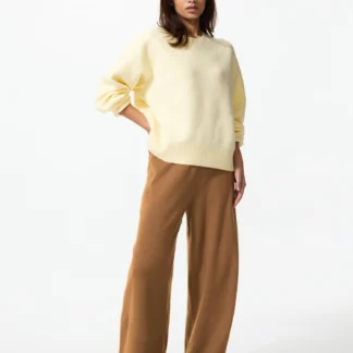 UNIQLO ウォッシャブルニットパンツ/丈短め