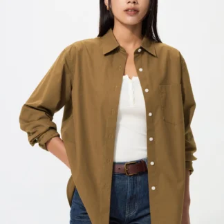UNIQLO コットンブレンドシャツ