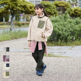 WORKMAN デタッチャブルボアスタンドジャケットキッズ