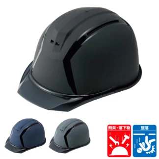 WORKMAN 建設用マットヘルメット通気孔付