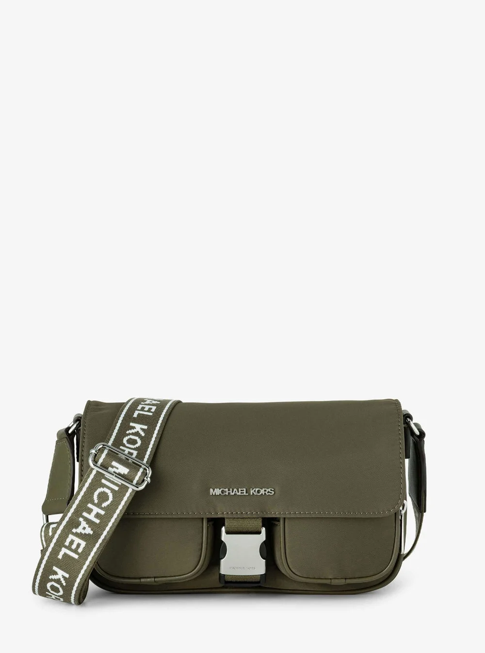 Michael Kors KHAI ダブルポケット フラップ クロスボディ ミディアム
