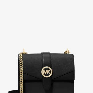 Michael Kors GREENWICH サフィアーノ レザー フラップ クロスボディ スモール