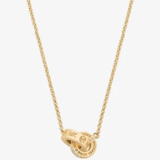 Michael Kors パヴェ ロゴ インタートワイン ネックレス