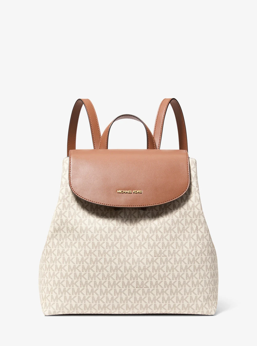 Michael Kors MAYA フラップ バックパック ミディアム - MKシグネチャー