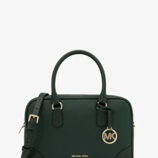 Michael Kors THOMPSON ぺブルレザー ダッフル サッチェル ミディアム