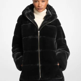 Michael Kors フォーファー フーデッド コート