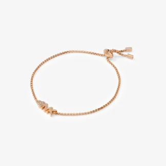 Michael Kors ロゴ ハート スライダー ブレスレット