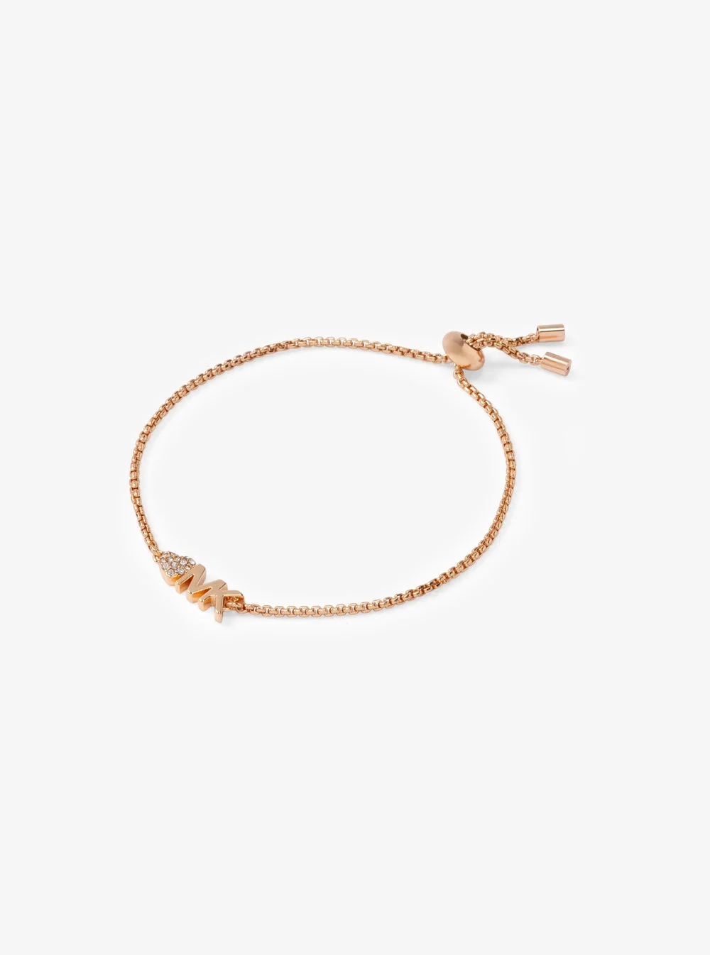 Michael Kors ロゴ ハート スライダー ブレスレット