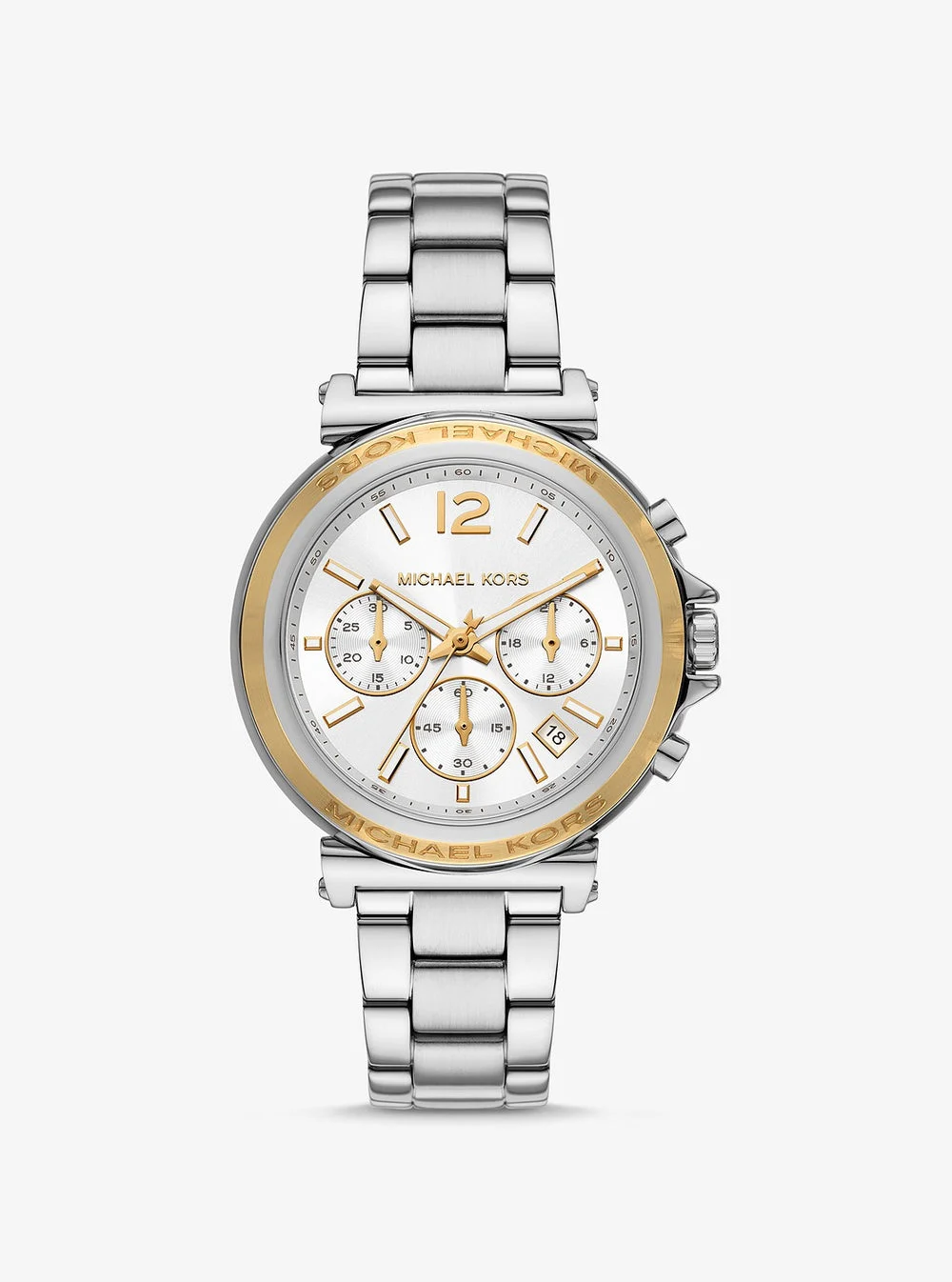 Michael Kors MAREN オーバーサイズ シルバートーン ウォッチ