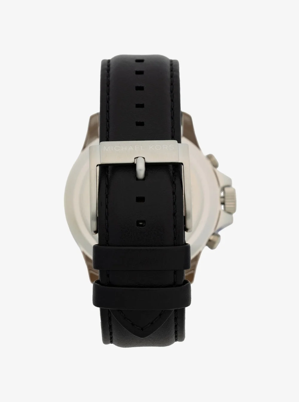 Michael Kors EVEREST オーバーサイズ シルバートーン & レザーウォッチ - Image 3
