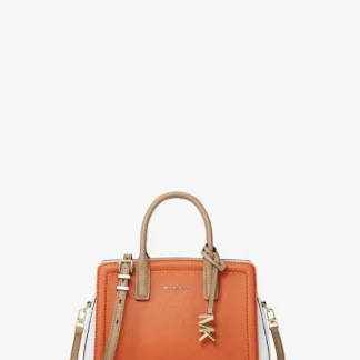 Michael Kors LAILA カラーブロック レザー クロスボディ エクストラスモール