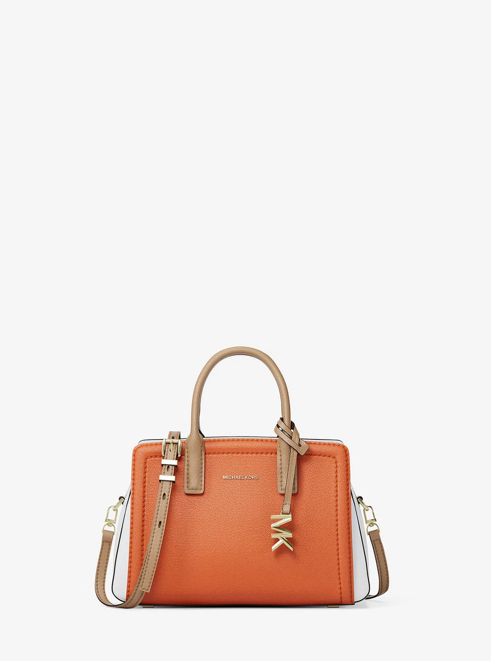 Michael Kors LAILA カラーブロック レザー クロスボディ エクストラスモール