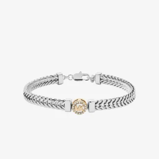 Michael Kors GREENWICH パヴェ ロゴ フォックステール チェーン ブレスレット