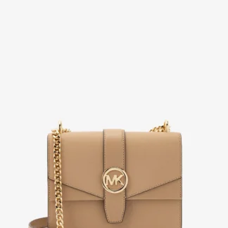 Michael Kors GREENWICH サフィアーノ レザー フラップ クロスボディ スモール