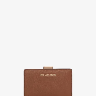 Michael Kors JET SET TRAVEL ビルフォールド ジップ コンパクト ウォレット ミディアム