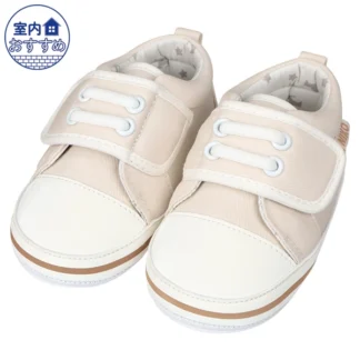Akachan 室内履き[11.0~12.5cm]NIKONIKOファーストシューズ アイボリー