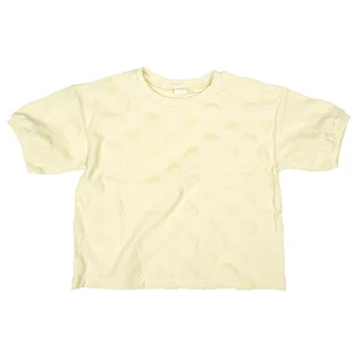Akachan [キッズ]半袖Ｔシャツ パイルジャガード クリーム