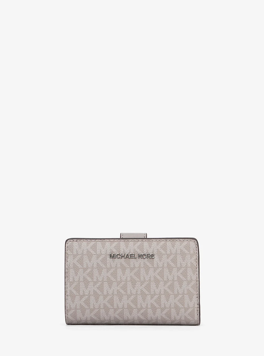 Michael Kors 【日本限定】JET SET TRAVEL ビルフォールド ジップ コンパクト ウォレット ミディアム - MKシグネチャー