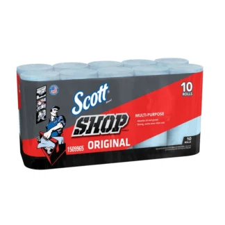 COSTCO Kimberly Clark Scott Shop Towels Blue 55 CT x 10 roll