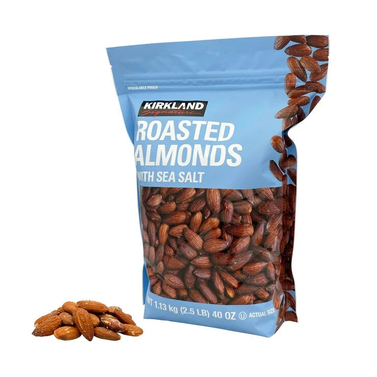 COSTCO Kirkland Signature Oil Roasted Almonds With Sea Salt 1.13Kg - Image 2