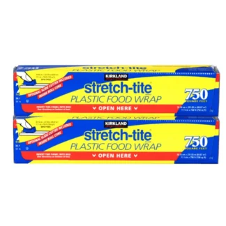 COSTCO Kirkland Signature Plastic Food Wrap Stretch Tite 30cm x 231m x 2CT