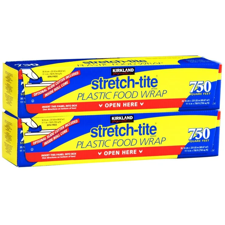 COSTCO Kirkland Signature Plastic Food Wrap Stretch Tite 30cm x 231m x 2CT - Image 2