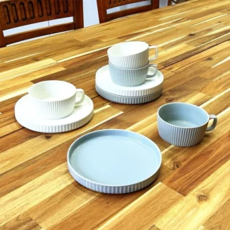 COSTCO Soup mug & Plate Set 8PC