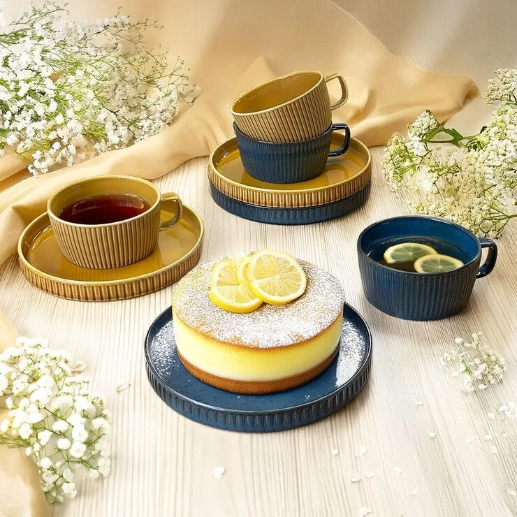 COSTCO Soup mug & Plate Set 8PC - Image 4
