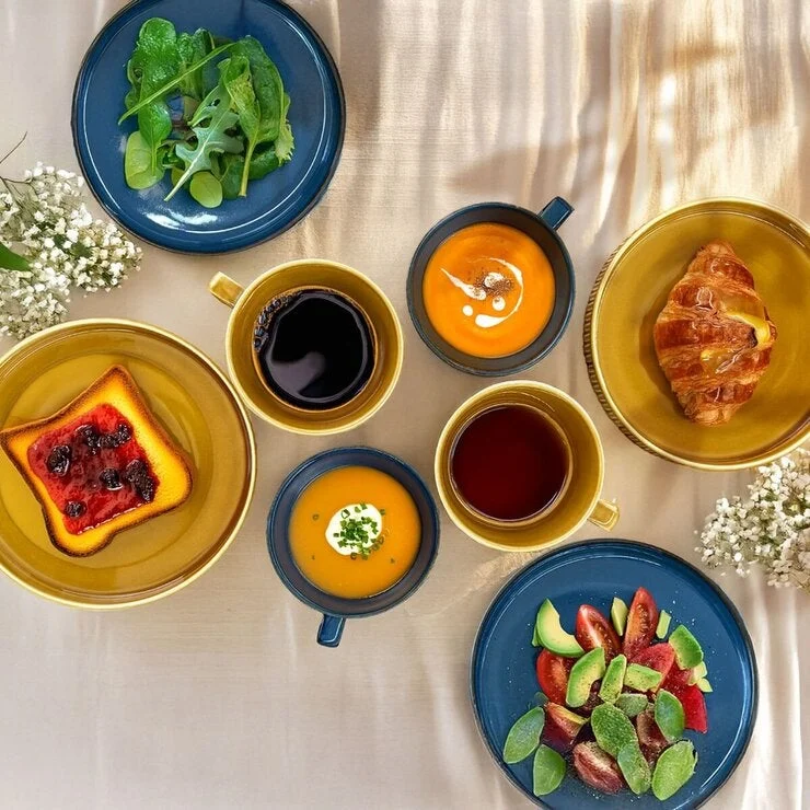 COSTCO Soup mug & Plate Set 8PC - Image 5