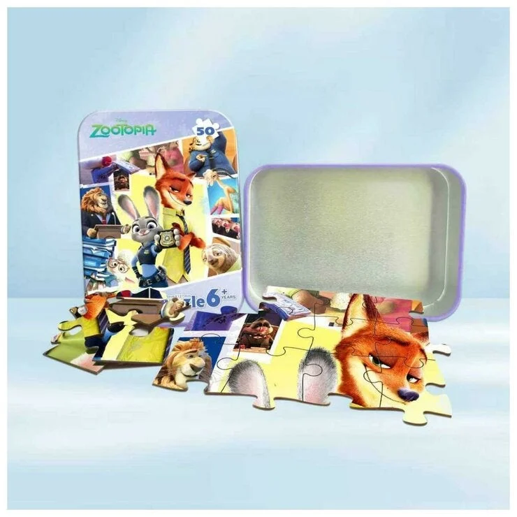 COSTCO Disney Zootopia Puzzle 20 Tin Set - Image 3