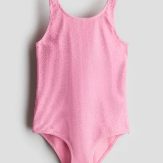 H&M テクスチャードスイムスーツ