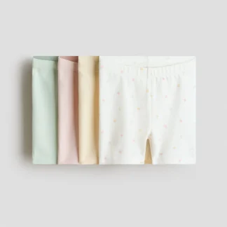 H&M コットンサイクリングショーツ 4枚セット