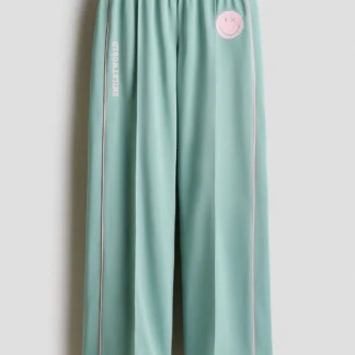 H&M ワイドレッグトラックパンツ