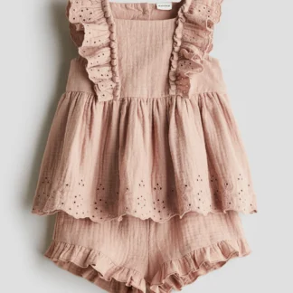H&M コットンモスリン2アイテムセット