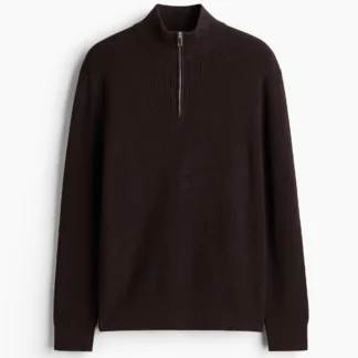 H&M レギュラーフィット ハーフジップセーター