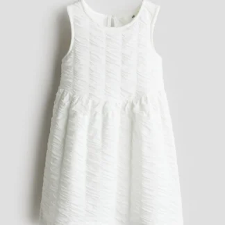 H&M テクスチャードジャージーワンピース