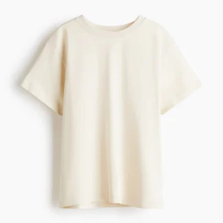 H&M オーバーサイズ コットンTシャツ