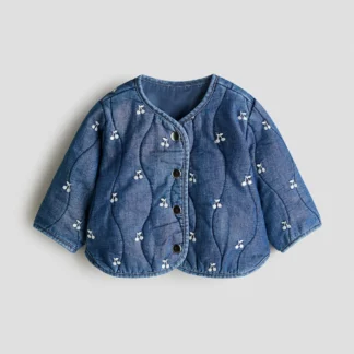 H&M キルティングデニムジャケット