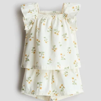 H&M プリュムティモスリン2アイテムセット