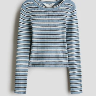 H&M リブニットセーター