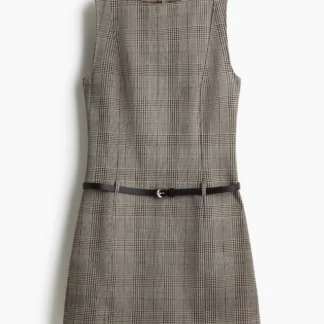 H&M ベルテッドミニワンピース