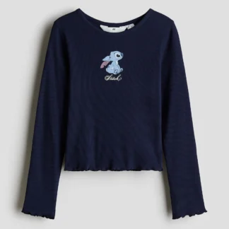 H&M プリントデザイン コットントップス