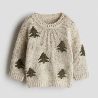 H&M ジャカードニットセーター