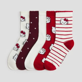 H&M デザインソックス 5足セット
